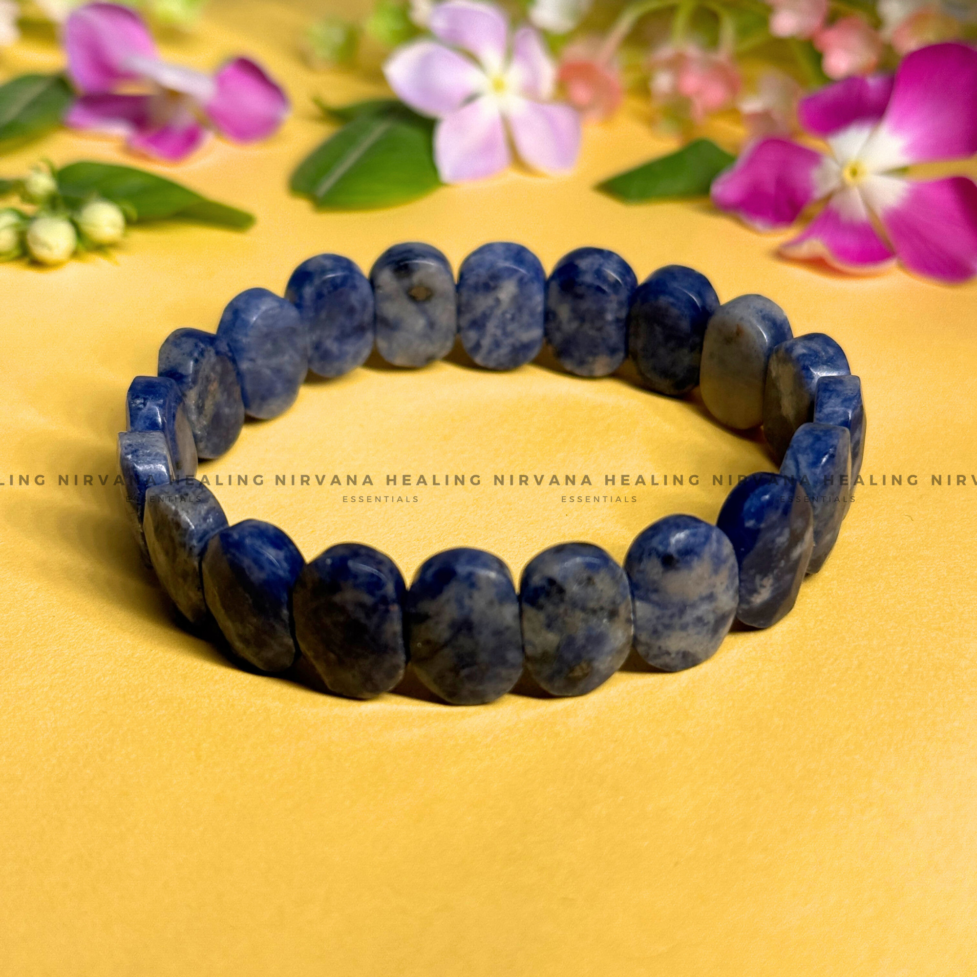 SODALITE PYRAMID BRACELET (Sodalite Creativity, Expression, Logic And Communication)