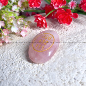 ROSE QUARTZ ZIBU COIN (Love, Romance, Relationship, Emotion And Balance)