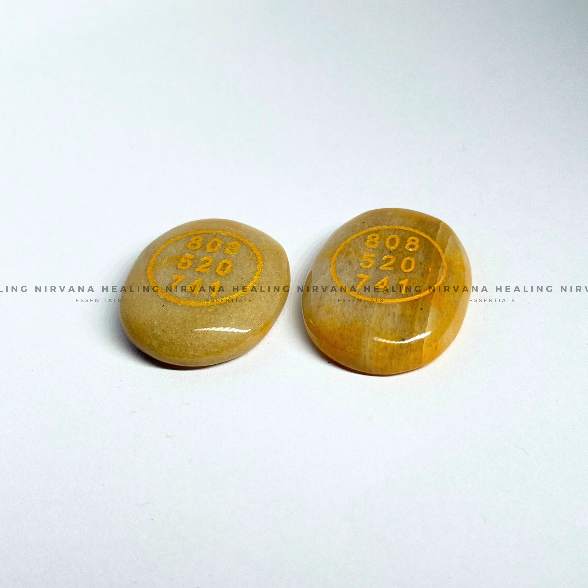 YELLOW AVENTURINE ABUNDANCE ZIBU COIN (Joy, Leadership And Empowerment). - Image 5