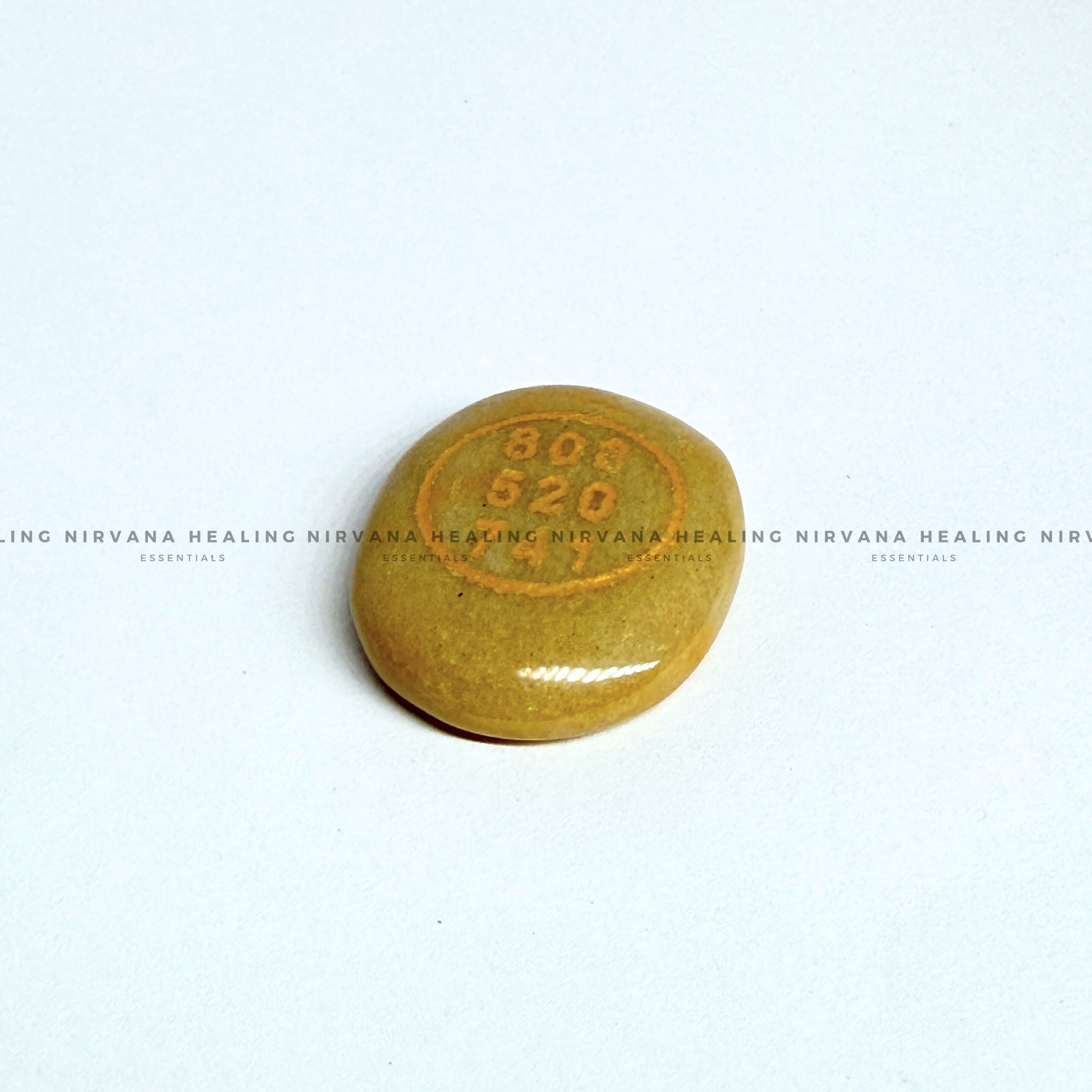 YELLOW AVENTURINE ABUNDANCE ZIBU COIN (Joy, Leadership And Empowerment). - Image 4