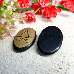 BLACK TOURMALINE FIRE ELEMENT ZIBU COIN (Protection, Grounding, Shielding And Growth)