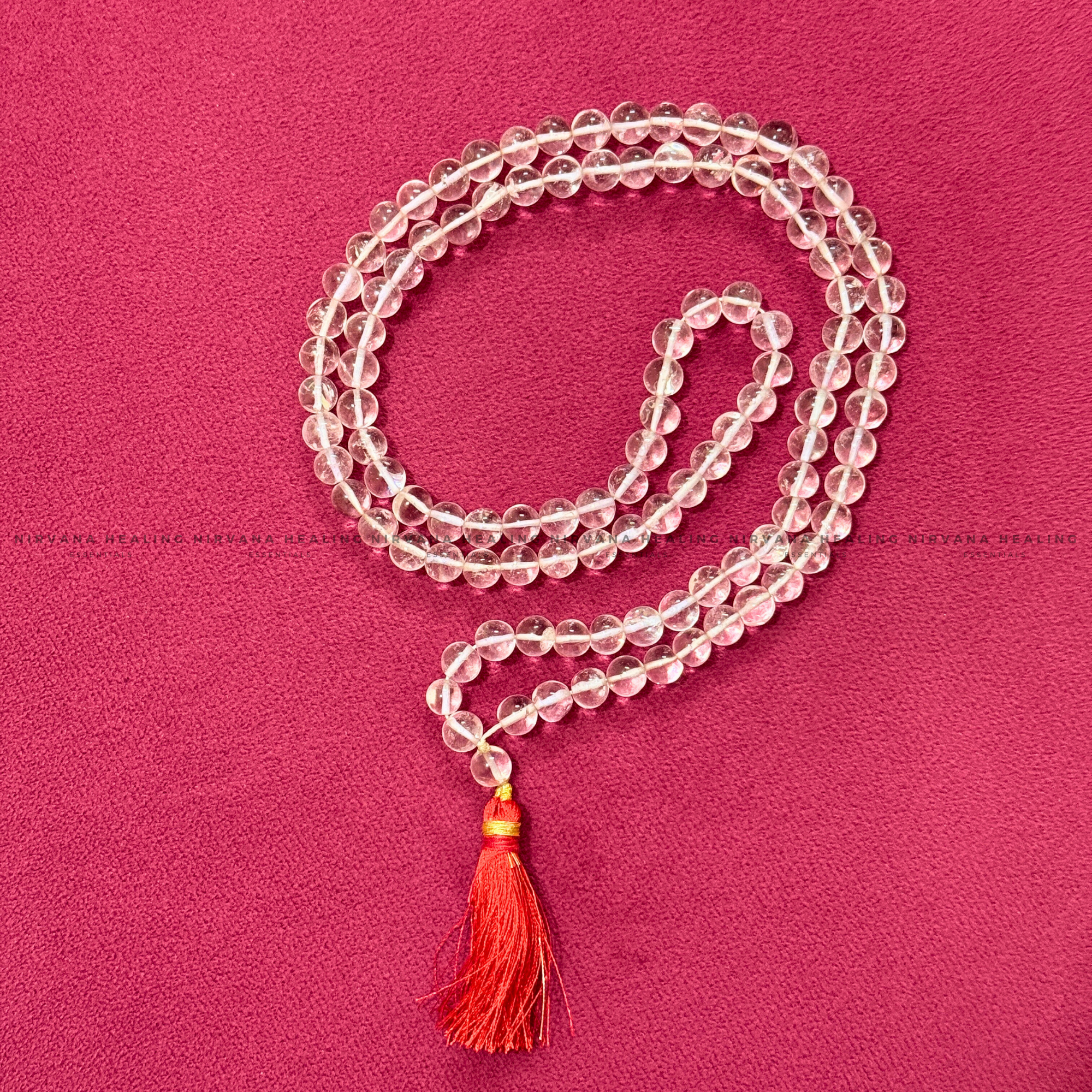 CLEAR QUARTZ MALA (Mental Clarity, Master Healer And Energy Amplifier) - Image 3