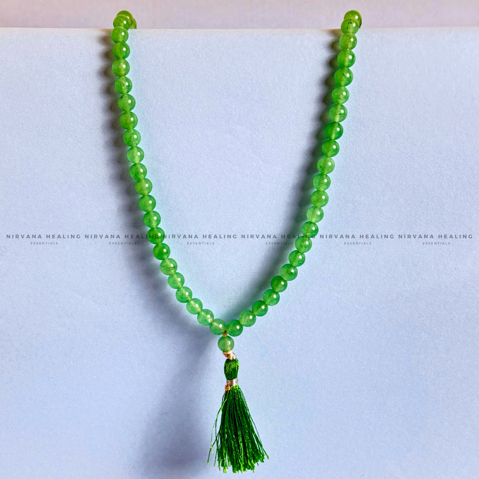 GREEN JADE MALA (Luck, Harmony, Peace And Abundance) - Image 4