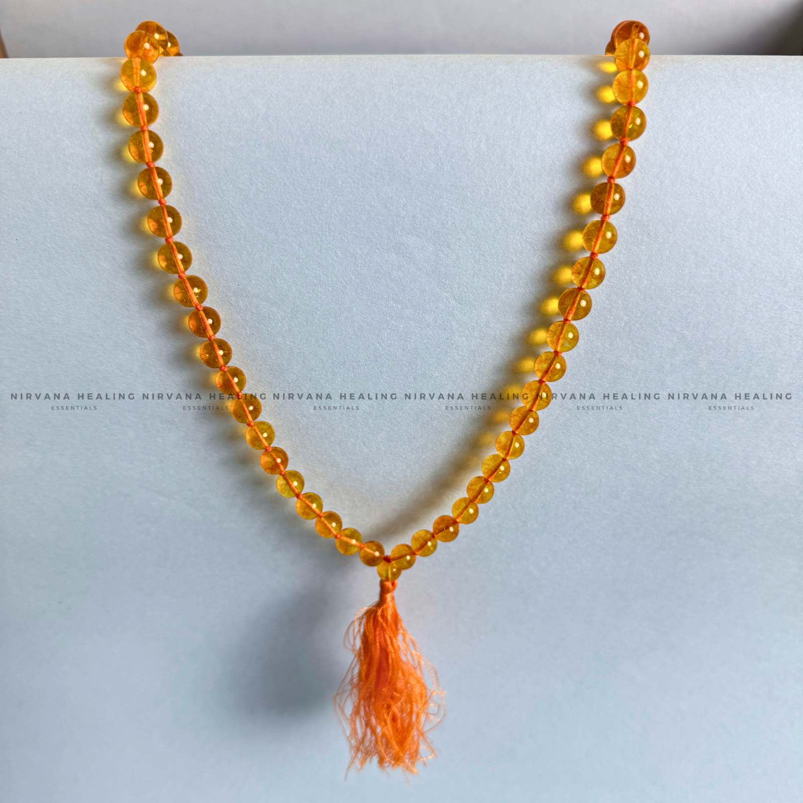 YELLOW CITRINE NATURAL MALA (Abundance, Creativity, Success And Confidence) - Image 4