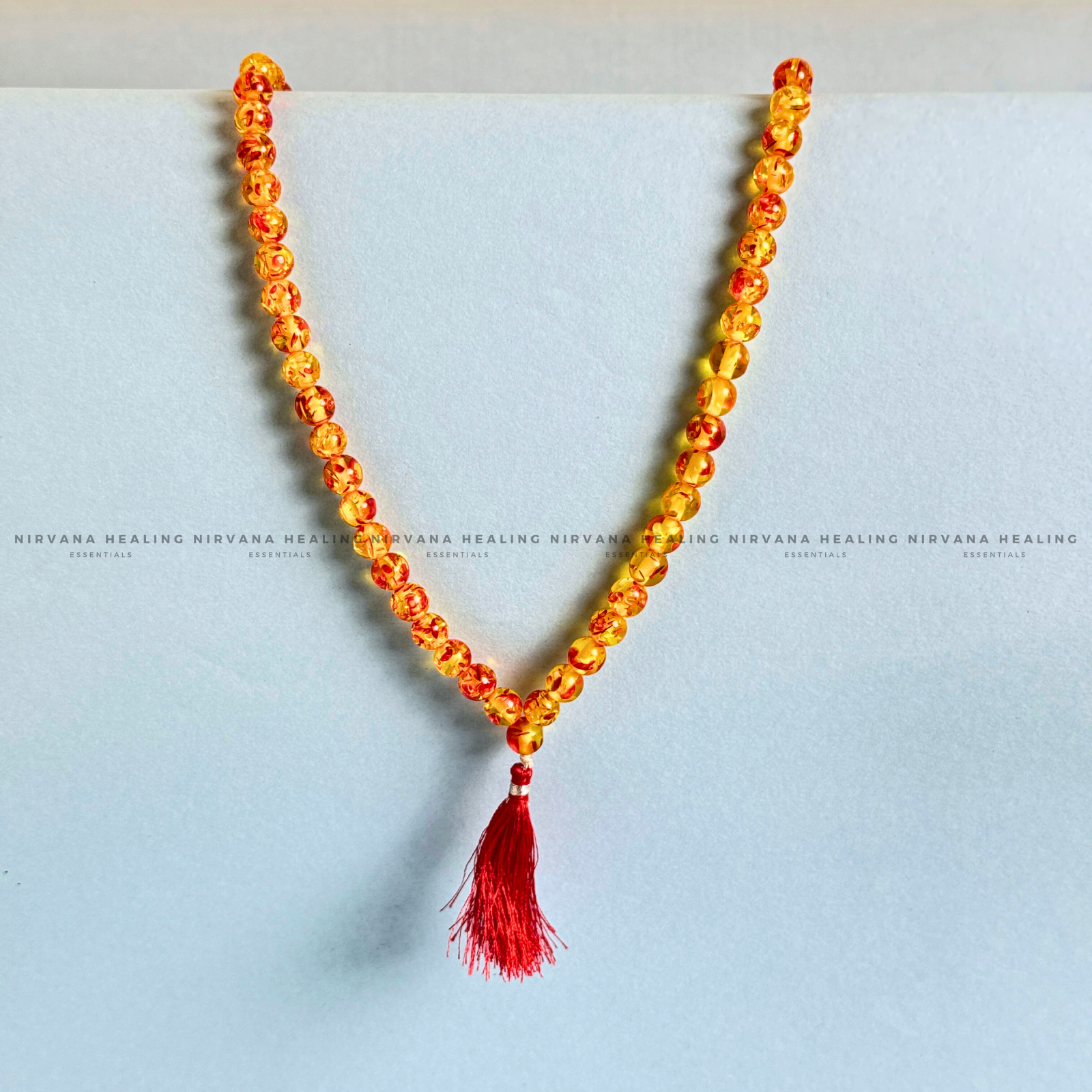 AMBER JADE MALA (Detox, Health, Joy And Soul Healing)
- Image 4