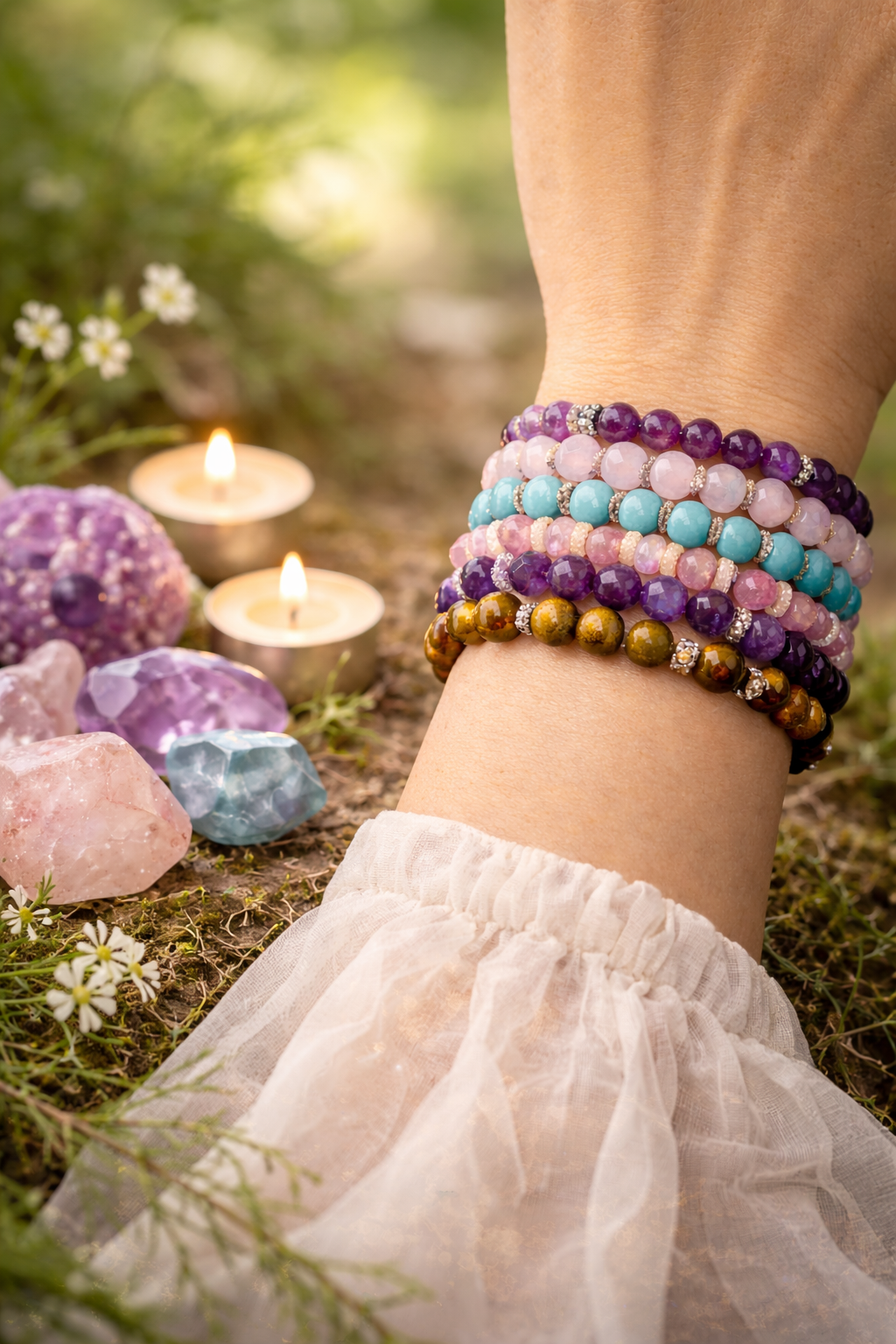 A crystal bracelet can be more than a pretty accessory. For many people, it's a simple way to carry meaning, practice mindfulness, and add polish to everyday outfits. Still, the benefits are personal, and they're not medical claims or a substitute for care.