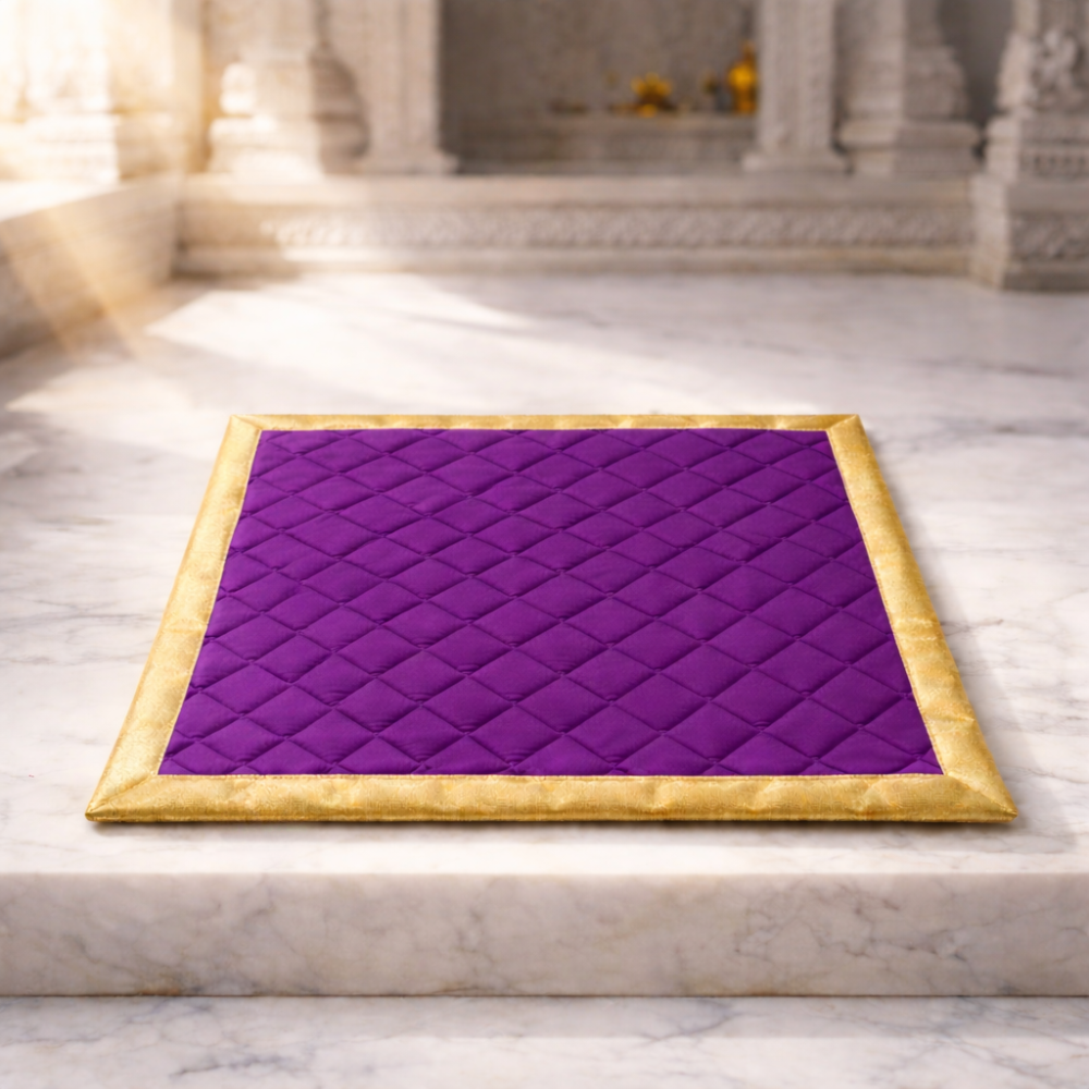 MEDITATION ASAN COTTON QUILTED - Grounding, Comfort & Focused Energy - Image 3